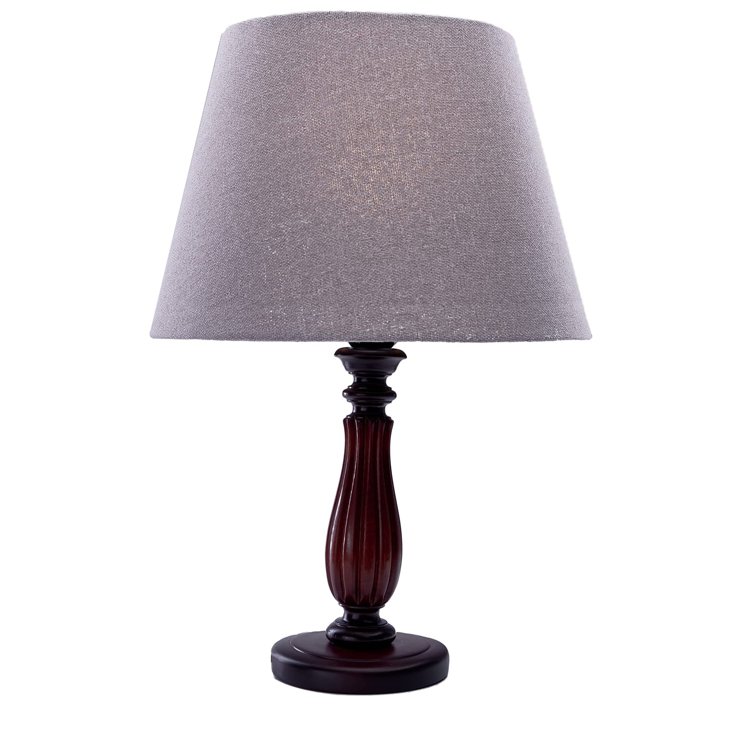 Nagafa Shop Mia TB10 High Quality Modern Design Table Lamp for Living Room, Bedroom, or Hall - Brown Grey