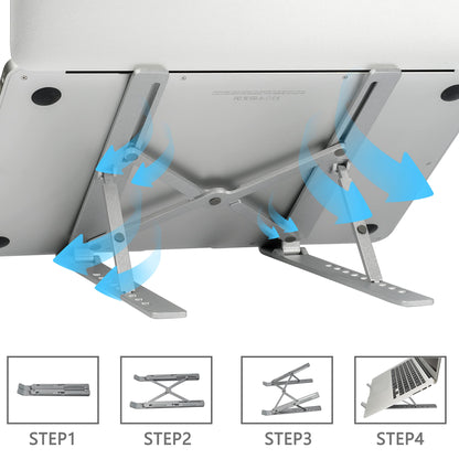 PHOCAR Portable laptop stand, phocar adjustable tablet notebook stand for ipad, macbook pro, laptop desk riser foldable notebook cooling stand for macbook, dell, asus, lenovo?