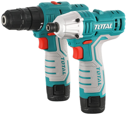 Total tkli1201 lithium- ion cordless 2 pcs combo kit with high performance - multi colour