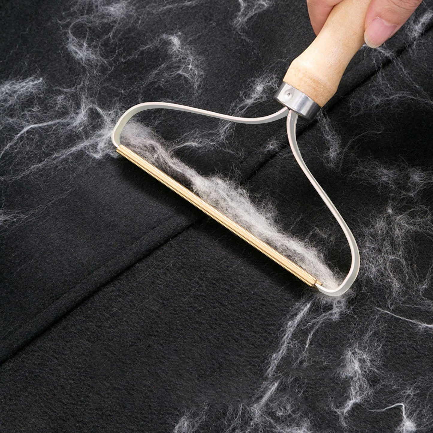 Manual Clothes Fuzz Shaver,Portable Lint Remover, Sweater Clean Tool,Reusable Double Sided Lint Remover Travel Brush for Removing Dust and Pet Hair from Clothing, Furniture, Curtain, Blanket, Couch