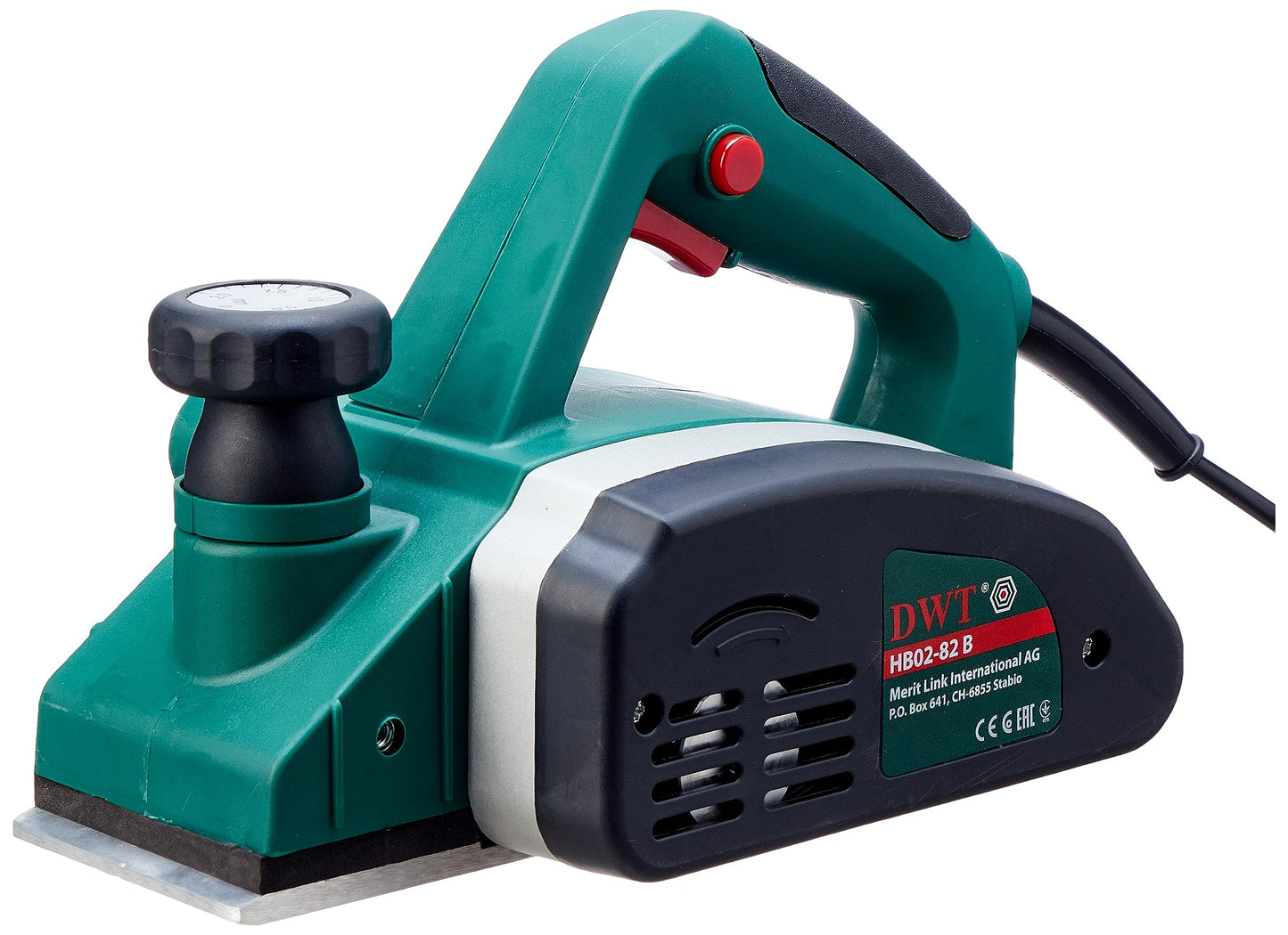 DWT Utilitarian Green 82mm 650W Hardware Planer HB02-82B