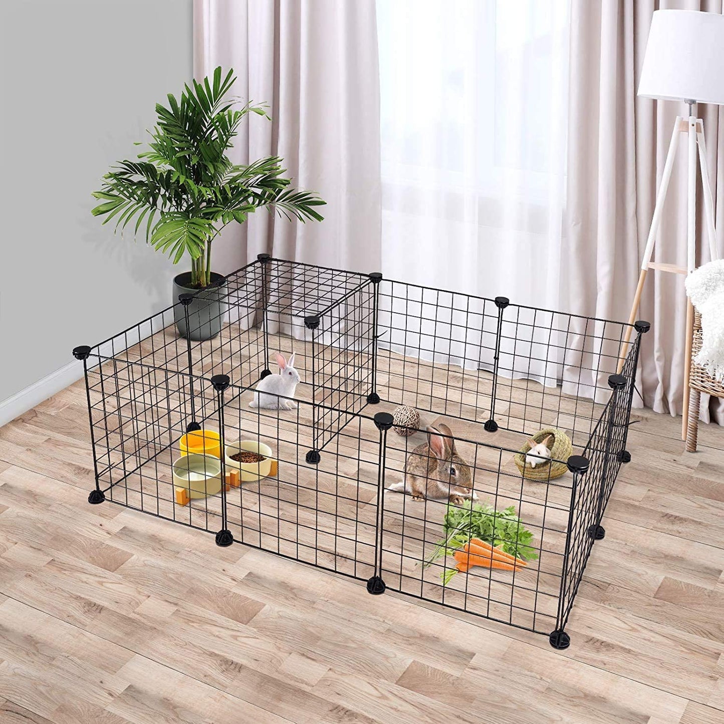 CYY 12 Panels Metal Playpen for Pet