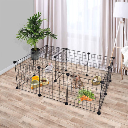 CYY 12 Panels Metal Playpen for Pet