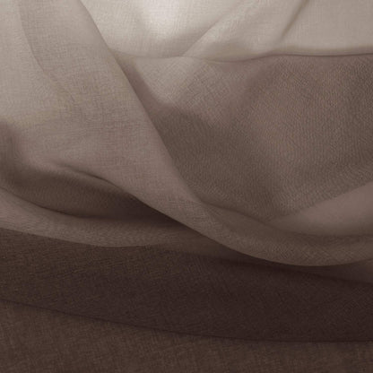 Modern Design Voile chiffon Curtains - Gradient colours- steel Grommets - 2 pieces - for living rooms and bedrooms