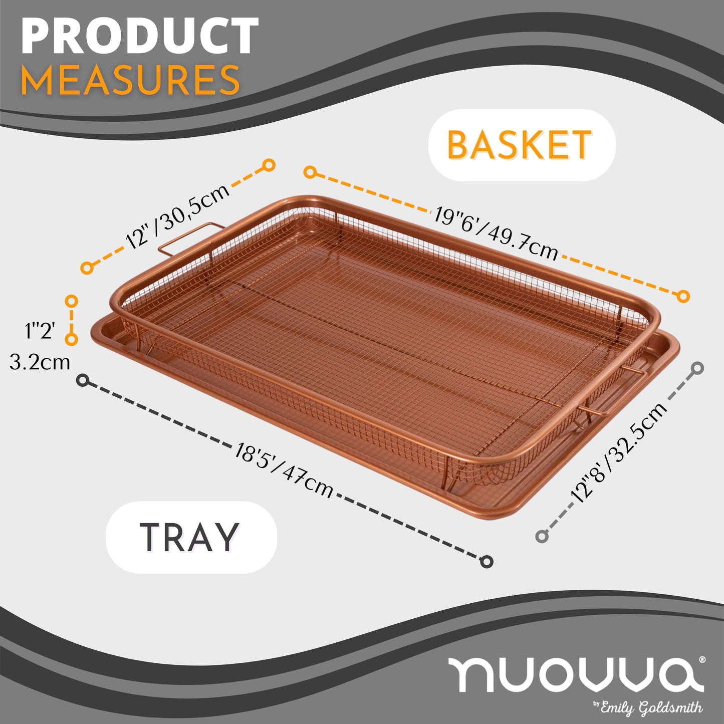 nuovva Copper Crisper Oven Tray