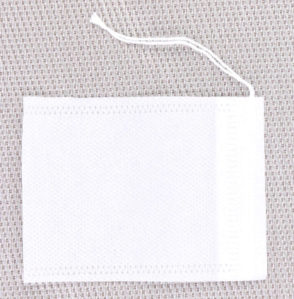 200 Tea Filter Bags - LeBeila Disposable Tea Infuser Drawstring Loose Leaf Teabags, 100% Natural And Unbleached Paper Empty Tea Bag Small String Mesh Pouch Filters For Teas Herbs (200 Pack, White)