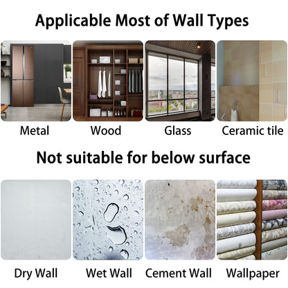 MaoLimoes Self-Adhesive Curtain Rod Bracket, 8 Pack No Drill Curtain Rod Brackets, 3M Nail Free Drapery Hook Holders, Curtain Pole Wall Brackets, Towel Rod Hooks for Bathroom Kitchen Home