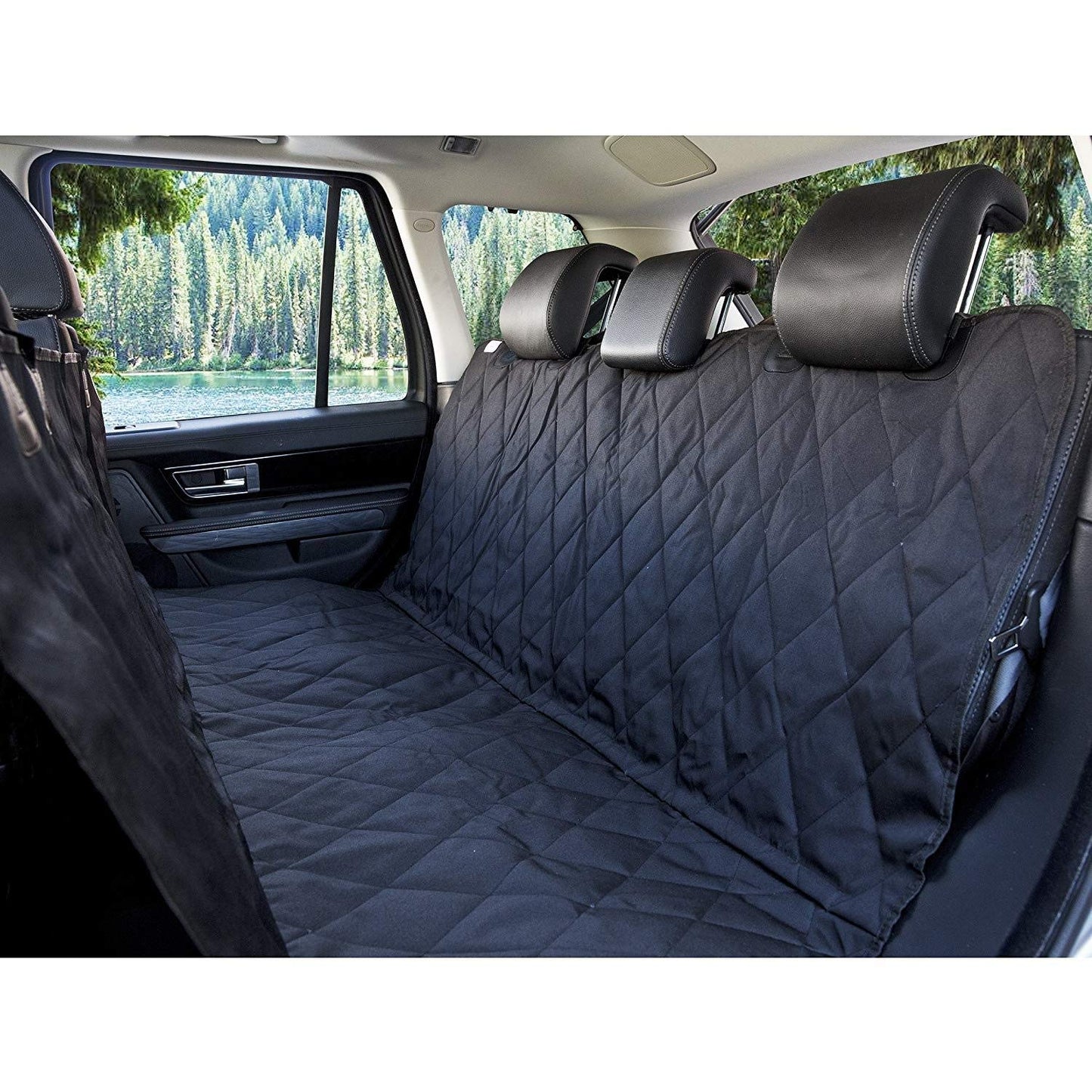 Luxury Pet Car Seat Cover With Seat Anchors for Cars, Trucks