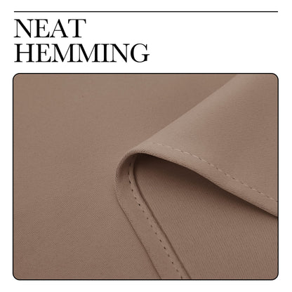 INtex CURTAINS HOUSE Blackout Blinds for Sliding Doors – Thermal Insulated Wide Curtains, Room Darkening, Blind Glass Doors, Two Hanging Options, Modern Design - Cappuccino 150 W x 230 L