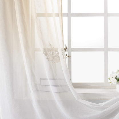 ‎Luxury Voile Curtains - Gradient colours - Steel Grommets - 1 Piece