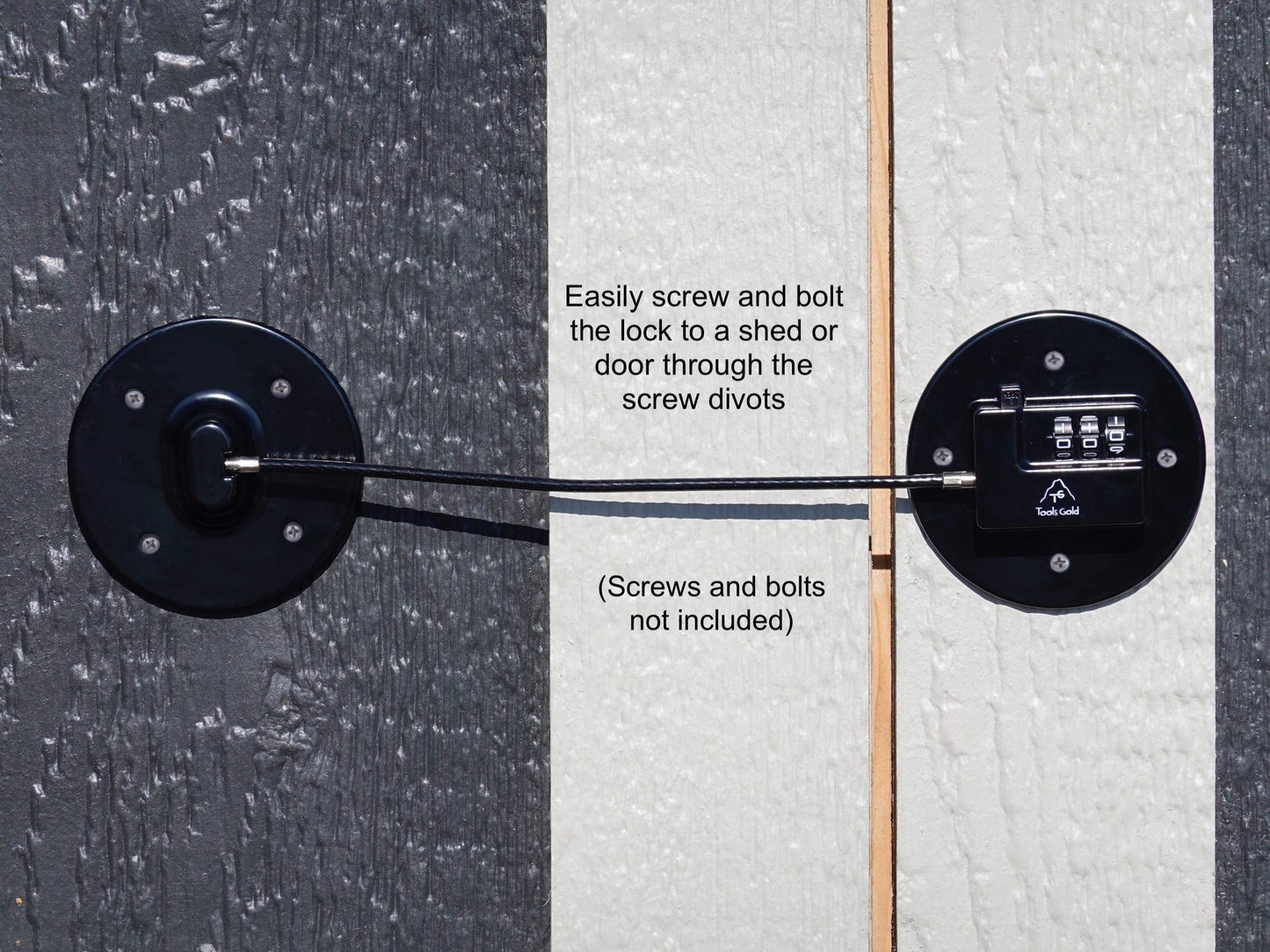 TOOLSGOLD Fridge Lock, Refrigerator Lock, mini fridge lock, File Cabinet Lock, Drawer Lock, Lock for Cabinet, Child Safety lock Refrigerator Door Lock combination, fridge door lock with combination
