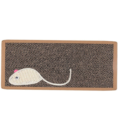 2pk Cat Scratching Board | 37 x 12cm | Reversible Cat Scratcher Cardboard Cat Scratchers for Indoor Cats, Small & Large | Cat Scratching Pad Cat Scratch Board Cat Cardboard Scratcher for Cats