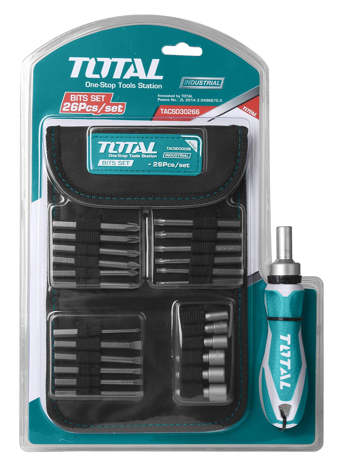 26 Pcs ratchet screwdriver set