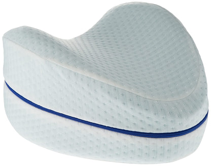 Leg Pillow Foam Support Pillow Soothing Pain Relief For Sciatica, Back, Hips, Knees, Joints & Pregnancy, White, 31848