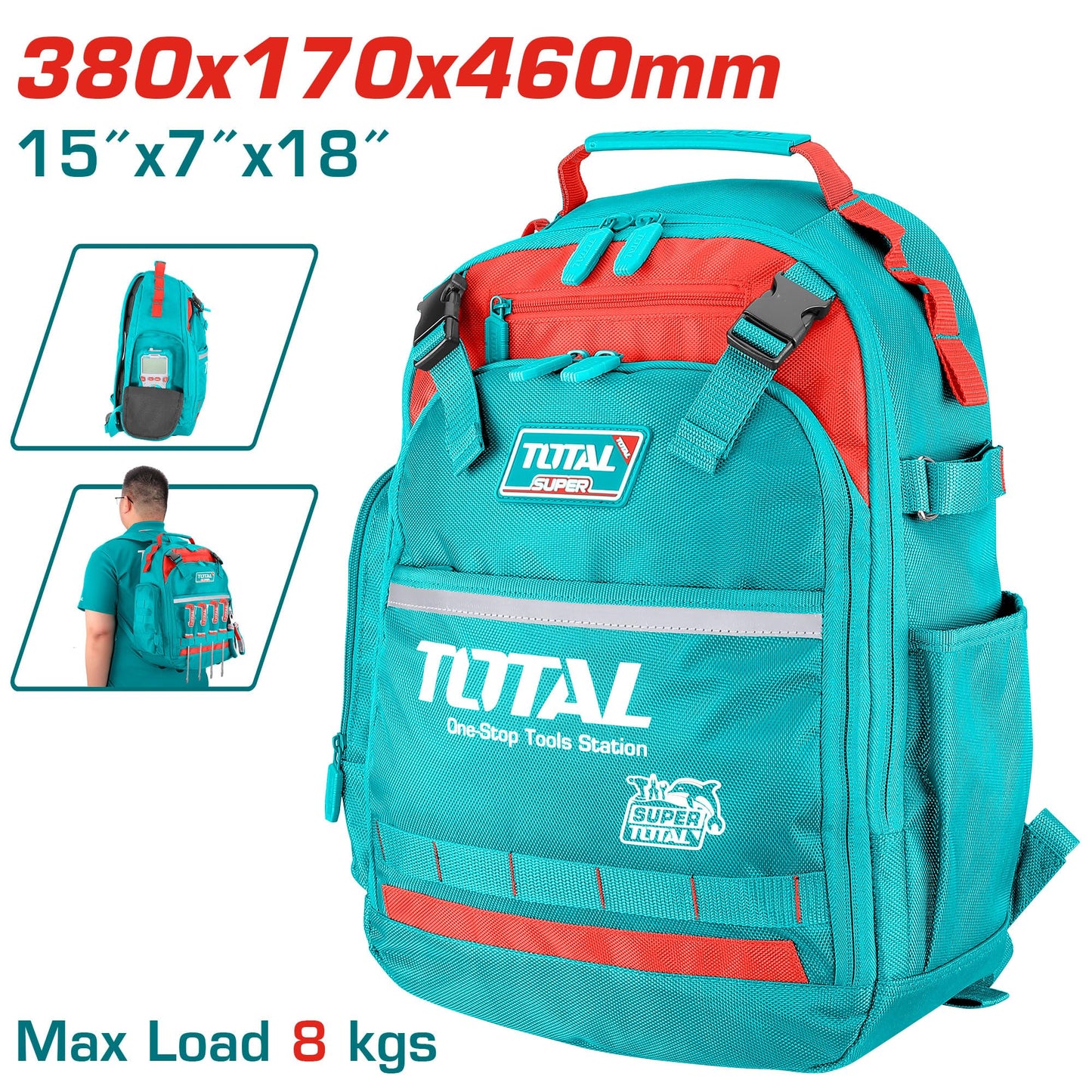 TOTAL Tool backpack THBP02025