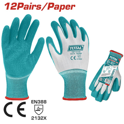 TOTAL Latex gloves TSP13103