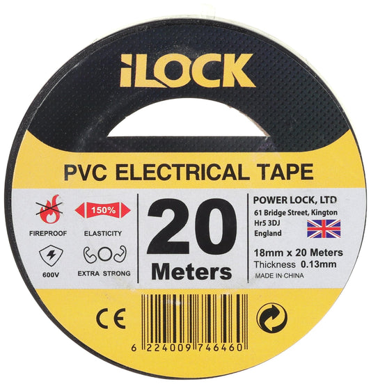 iLock Electrical Tape – 20 Meters – multi colors