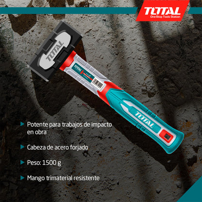 Total Hammer 1.5 kg fiber handle new shape THSTH61500