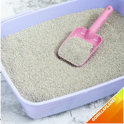 GORILLAPLANET Cat Litter Spreading Scoop with Strong Plastic Easy Handle - 2 Pieces