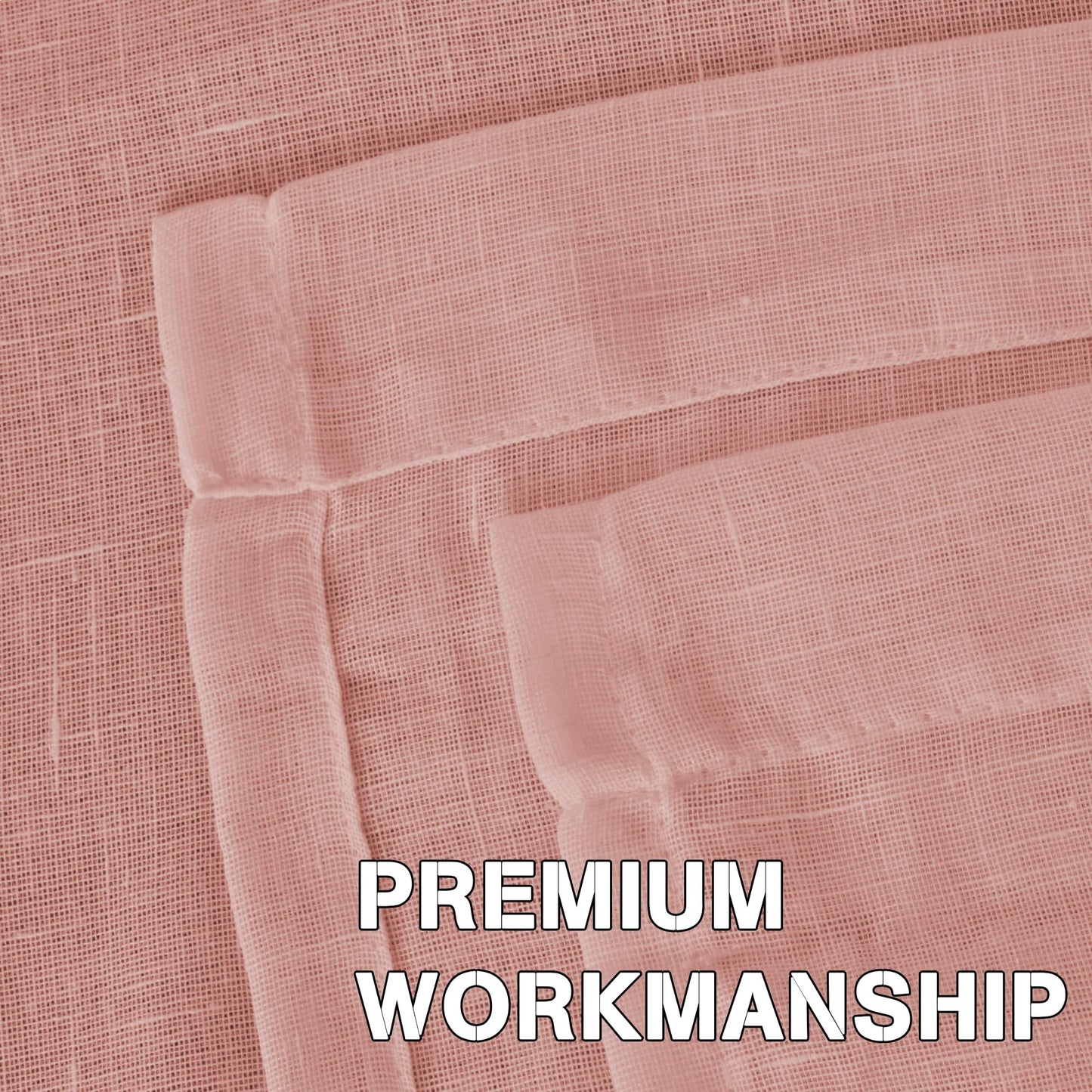 INtex Curtains Semi-Transparent Natural Linen Curtains with Elegant Sheer Fabric and Steel Grommets - 1 Piece 200W x 230L CM Dark gery