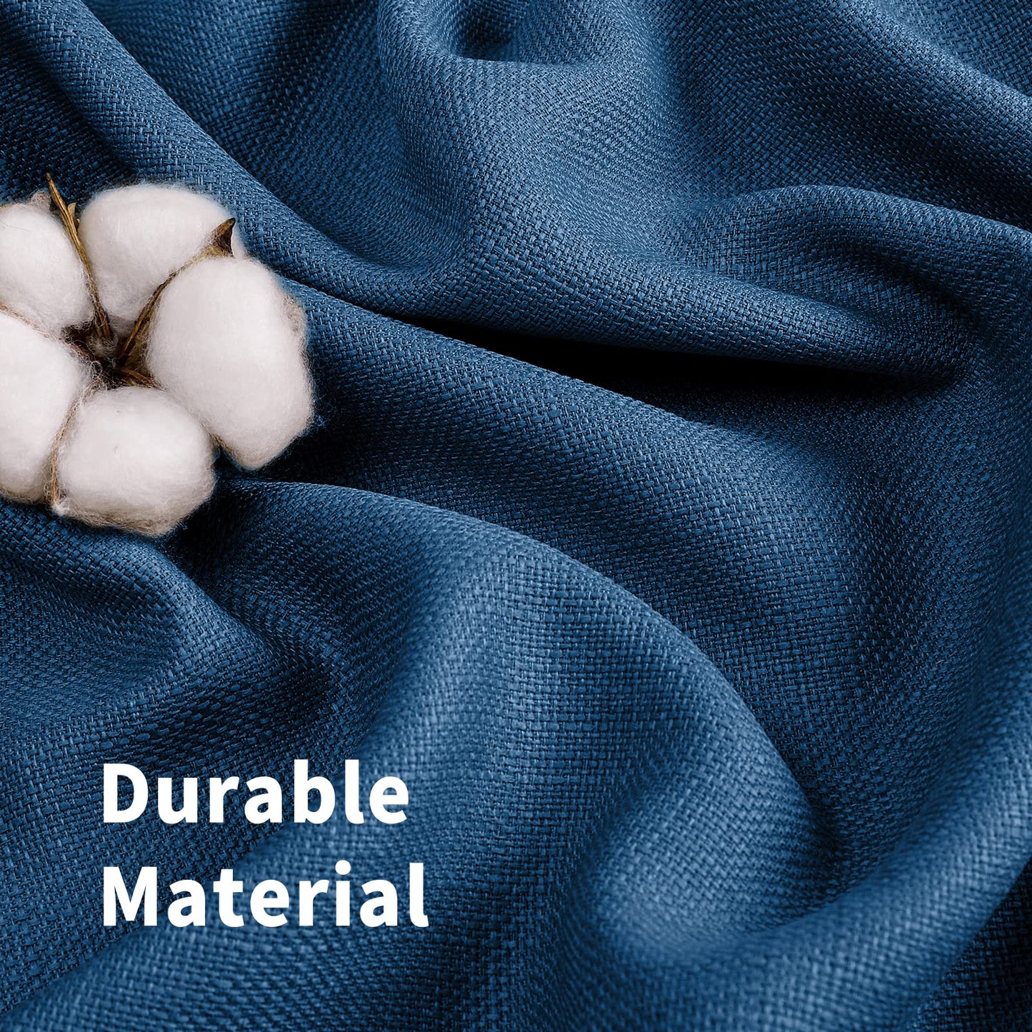 INtex CURTAINS Natural Linen Curtains -Semi Transparent Sheer -Soft And Durable Fabric -For Living Rooms And Bedroom Steel Grommets -Two Pieces 145W x 180L CM Light Grey