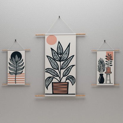 Fabric Posters Set, High-Quality Wall Art Prints, Lightweight Canvas Artwork for Living Room, Bedroom, Office Décor, Modern & Aesthetic Wall Decorations, Easy to Hang