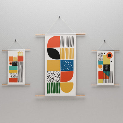 Fabric Posters Set, High-Quality Wall Art Prints, Lightweight Canvas Artwork for Living Room, Bedroom, Office Décor, Modern & Aesthetic Wall Decorations, Easy to Hang