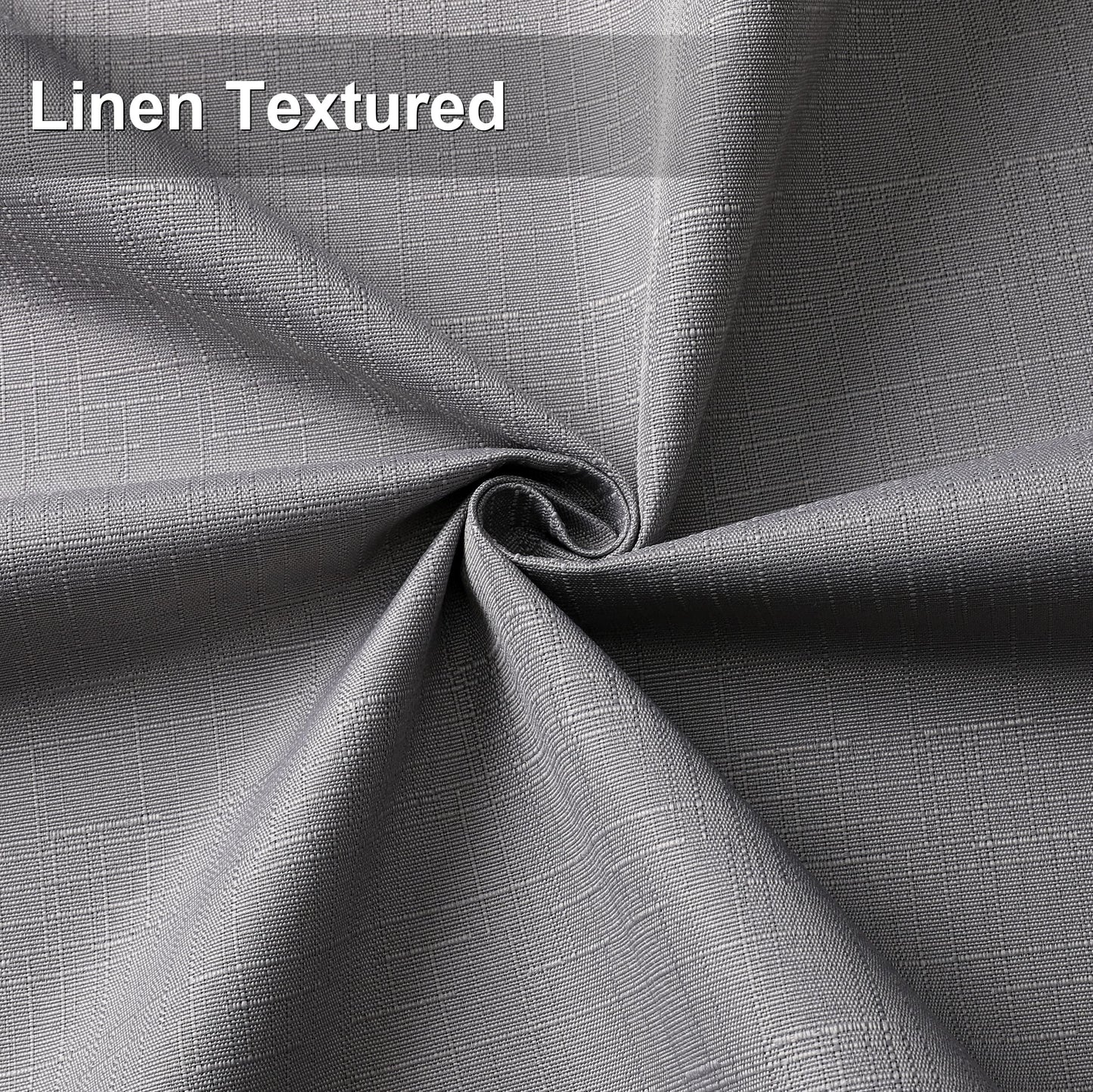 INtex Curtains Linen 100% Blackout Curtains for Bedroom Living Room Thermal Insulated Fabric -Room Darkening -Steel Grommet Window Curtains -1 Piece Ivory 140W X 250L CM