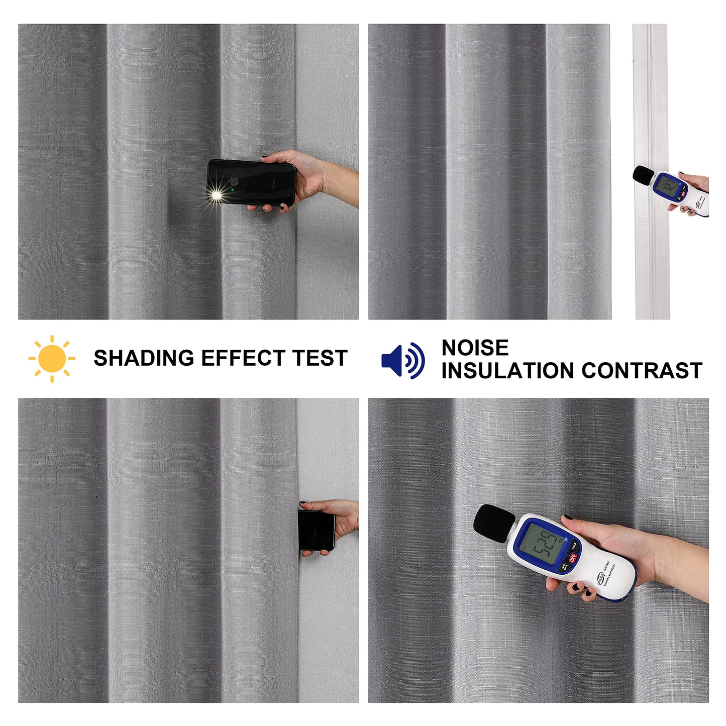 INtex Curtains Linen 100% Blackout Curtains for Bedroom Living Room Thermal Insulated Fabric -Room Darkening -Steel Grommet Window Curtains -1 Piece Ivory 140W X 250L CM