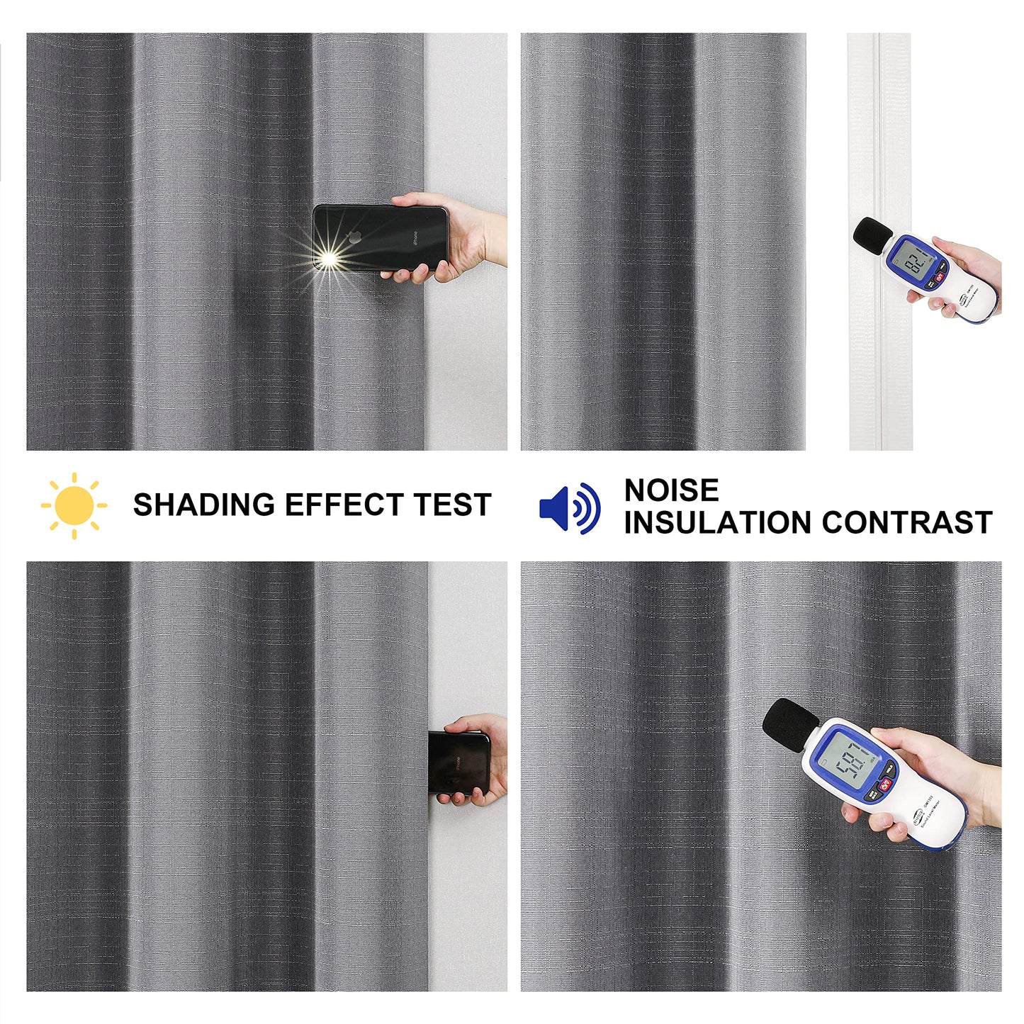 INtex Curtains Linen 100% Blackout Curtains for Bedroom Living Room Thermal Insulated Fabric -Room Darkening -Steel Grommet Window Curtains -1 Piece Ivory 140W X 250L CM