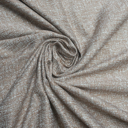 INtex CURTAINS HOUSE Natural Linen Semi-Sheer Window Drapes, Light-Filtering Privacy Curtains for Bedroom and Living Room, Steel Grommets, 2 Panels Cafe 130W x 265L